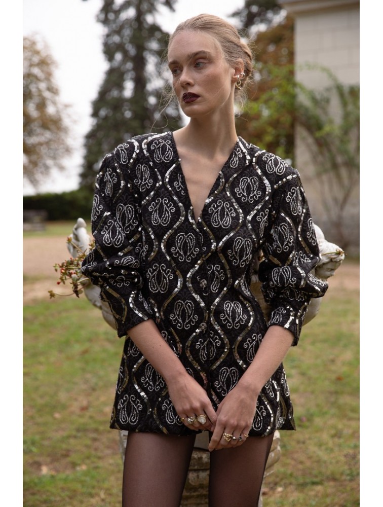 NIDODILEDA Juliette Blazer Dress Μα΄υρο Μπλέιζερ Φόρεμα LIMITED